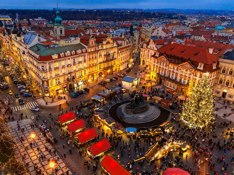 Рождественский тур в Прагу на 7 ночей за 23303 руб. с чел. в декабре