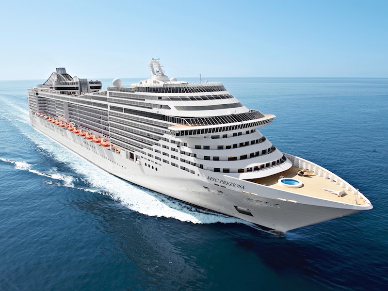 Кольцевой круиз 5 ночей из Генуи на MSC Preziosa за 219€