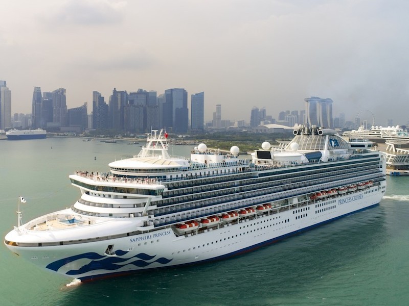 Кольцевой круиз 10 ночей из Сингапура на Sapphire Princess за 833€
