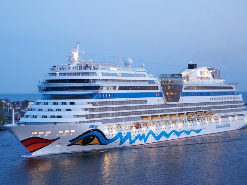 Кольцевой круиз 7 ночей из Пальма-де-Майорки на AIDAsol за 269€