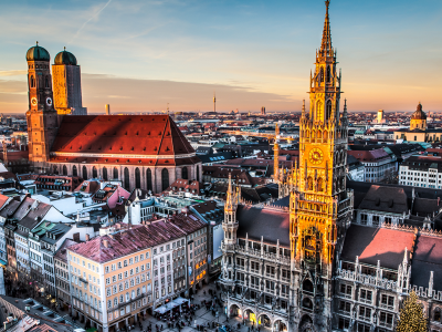 Дешевые авиабилеты из Москвы в Мюнхен на 14 февраля за 7700 руб. туда-обратно