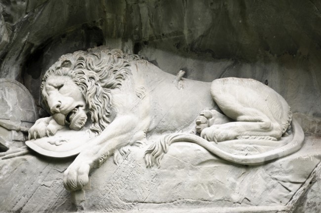 Умирающий лев в Люцерне