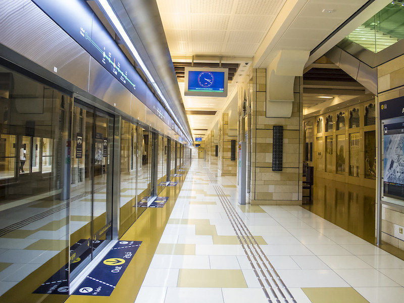 Станция метро Al-Ghubaiba в Дубае