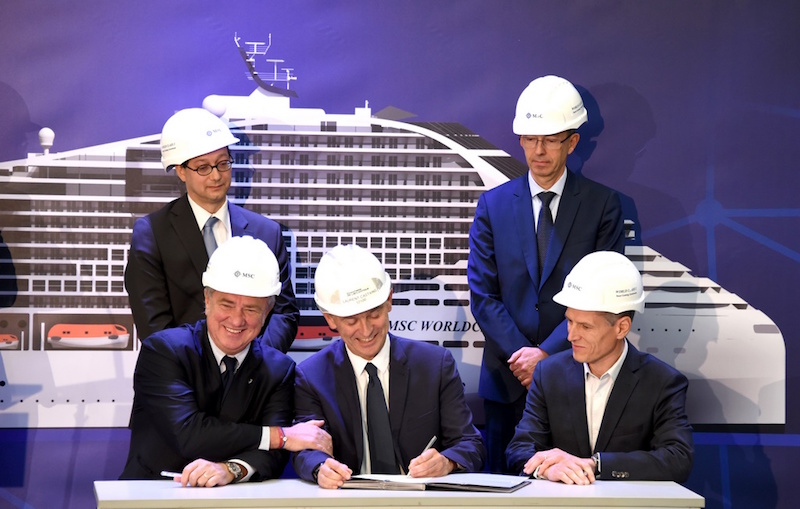 MSC Europa станет самым большим круизным лайнером в мире