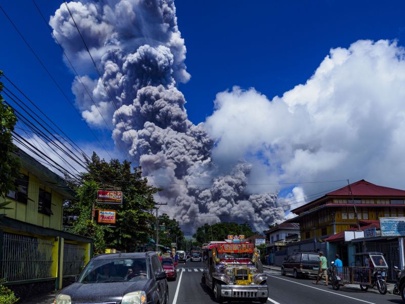 Вулкан Майон, Филиппины