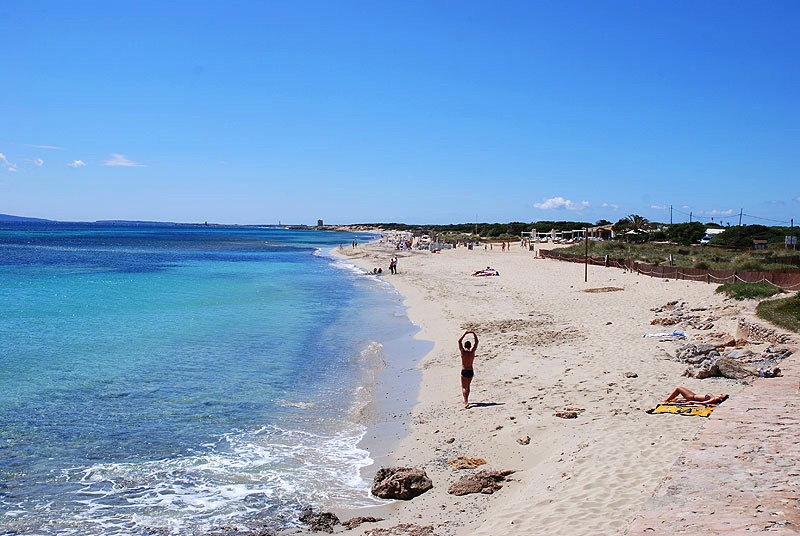 Пляж Platja des Cavallet, Ibiza (Испания)