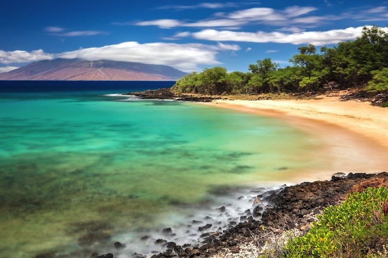 Пляж Little Beach, Maui, Hawaii (США)
