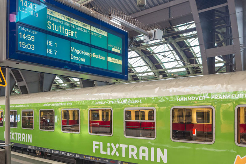Предложение от FlixTrain: скидка 50% на следующую поездку в сентябре 2018г.